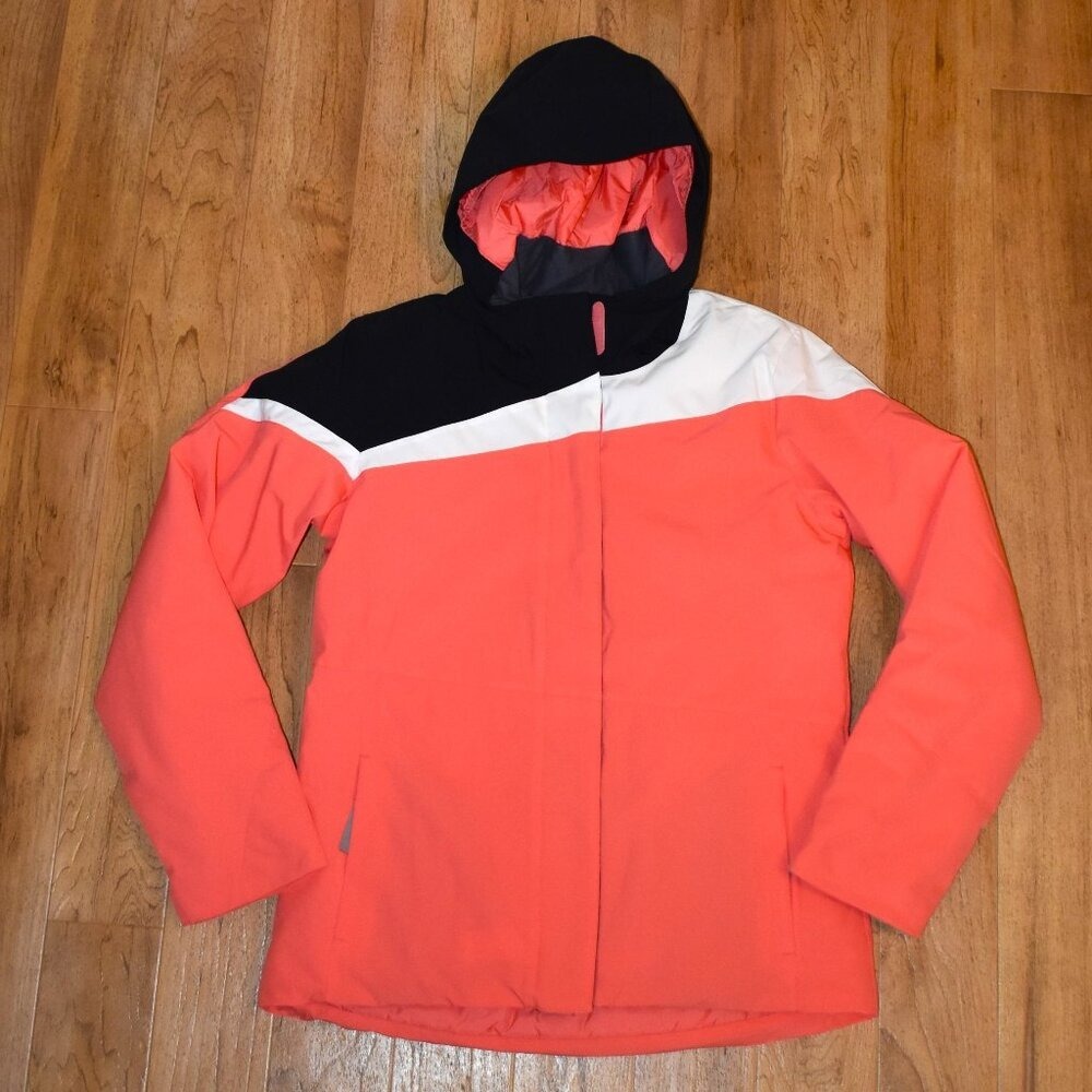 Spyder Zoey Jacket Girls Size 18 Tropic Coral Black White NWT‎ Ski Parka 215038